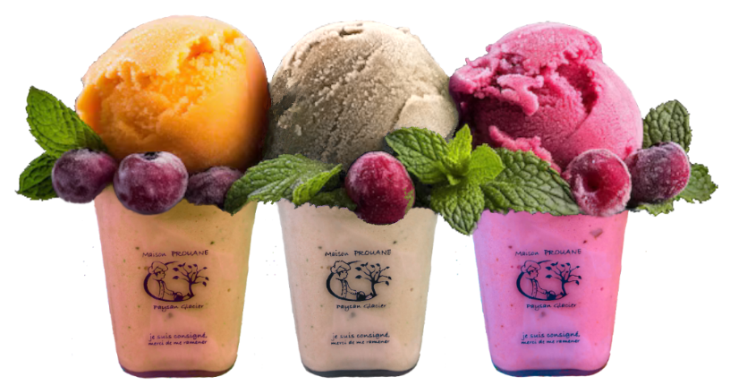Les sorbets artisanaux confectionnés à Arbus, près de Pau, par la ferme Maison Prouane