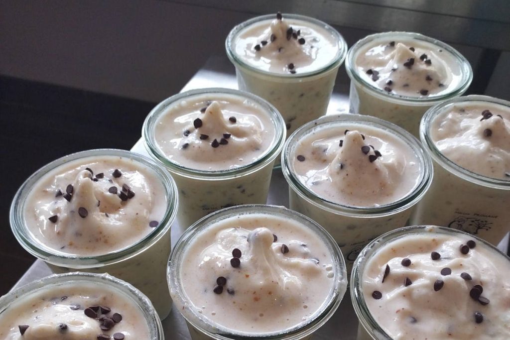 Sorbet fermier artisanal poire chocolat de la Maison Prouane